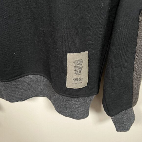 G Star Raw Logo Tape Hooded Sweater Sweatshirt Unisex Size XS Black Hoodie - Picture 11 of 15